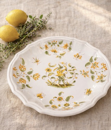 Assiette faïence gabriel - assiette,