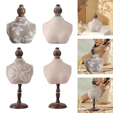 Buste de présentation de bijoux, support de mannequin pour colliers,