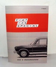 Use and maintenance Fiat 125 Special 5 speed - 1600 cc -