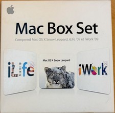 Apple Mac Box Set OS X Snow Leopard Comprend Mac OS X Snow Leopard, iLife '09 