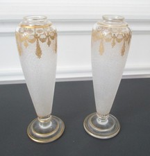 PAIRE DE VASES EN CRISTAL
