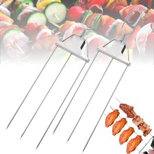 Lot 2 Brochettes Inox à 3