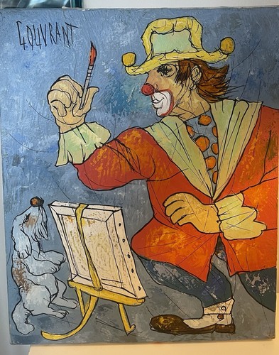 Acrylique sur toile gérard - acrylique,