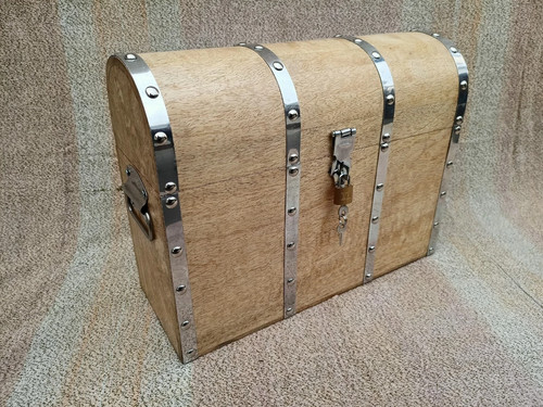 Coffre trésor avec serrure - coffre, au