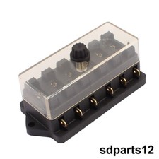 Boîte à Fusibles 6 Voies 12V
