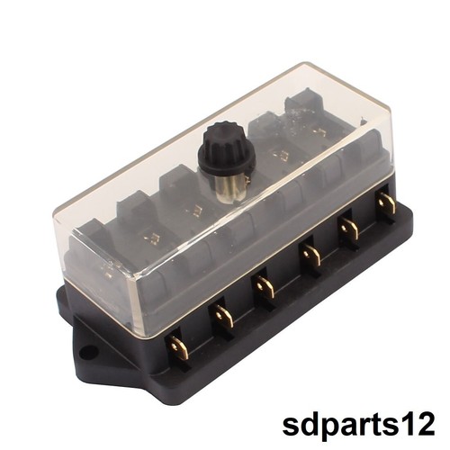 Boîte fusibles voies 12v - boîte, 6