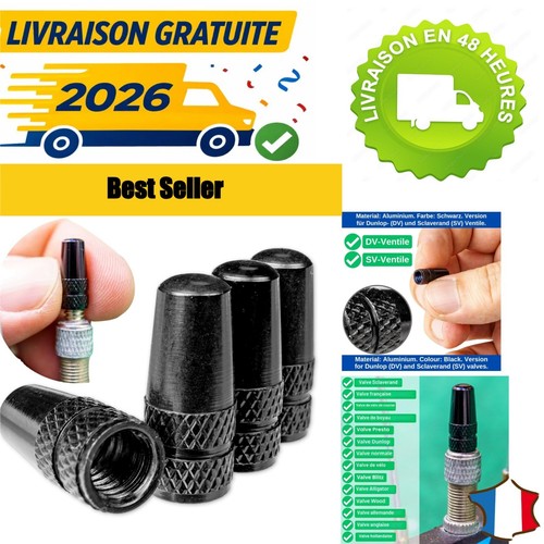 Bouchons valve vélo presta - bouchons,
