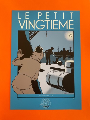 Herge serigraphie tintin - herge,