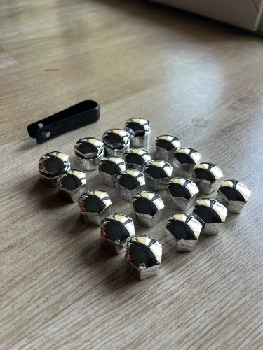 Pack caches écrous chrome - pack,