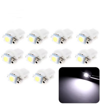 Ampoules LED T5 B8.5D pour tableau de bord instrument ecran voiture BLANC