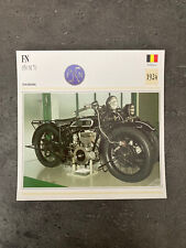 CARTE FICHE MOTO collection