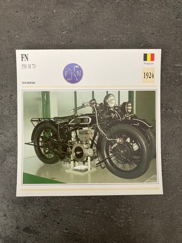 Carte fiche moto collection - carte,