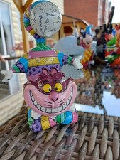 Britto Cheshire Cat Art Statue Alice in Wonderland Walt Disney