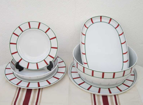 Service vaisselle basque - vaisselle,