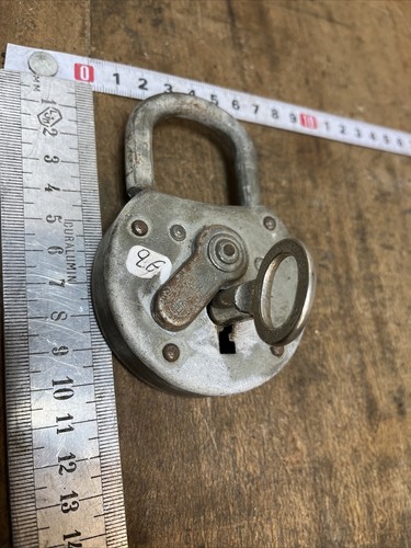Ancien cadenas avec clé clef - avec, ,clef