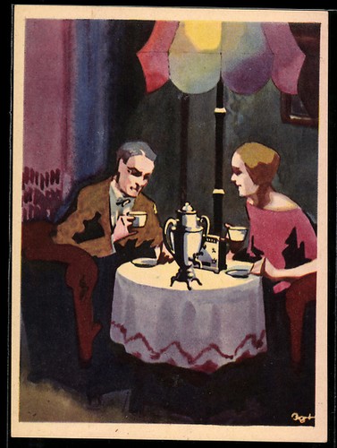 Paire cartes postales - de,