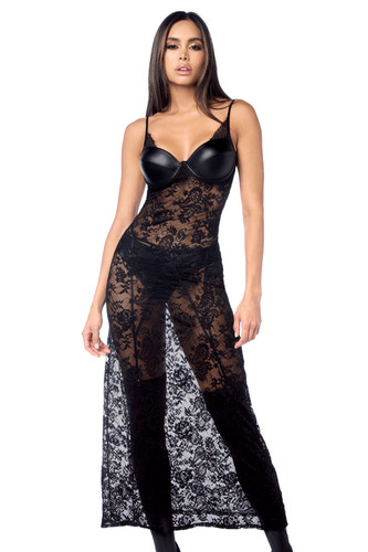 Robe longue sexy - en, &