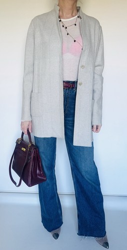Manteau matière luxueuse