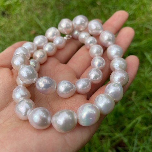 Collier argent perles de - perles,