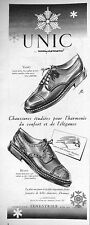 PRESS AD 1952 UNIC SHOE SHOE SHOE DERBY BOX CALF VALMY BÉARN