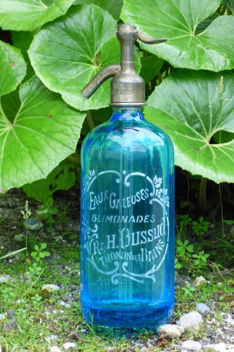 Siphon eau seltz bleu - siphon, de