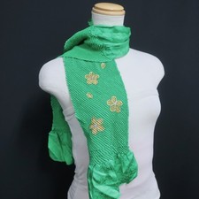 A#10007 Silk Japanese Obiage Shibori 47.2x5.5in(120x14cm)