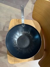 MADE iN WOK SEASONED CARBON STEEL *SEASONiNG WAX iNCLUDED!* SHIPS FAST