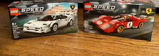 LEGO 76908 LAMBORGHINI COUNTACH + 76906 FERRARI 512 M 1970 NEUFS