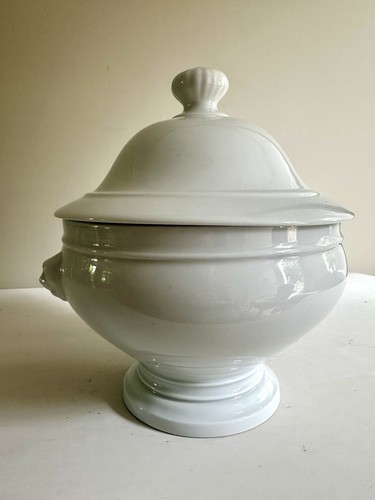 Soupière porcelaine - soupière, en