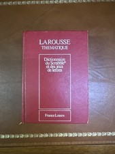 dictionnaire larousse thématique du scrabble et des jeux de lettres