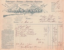 75 PARIS armurier SOUZY LACAM