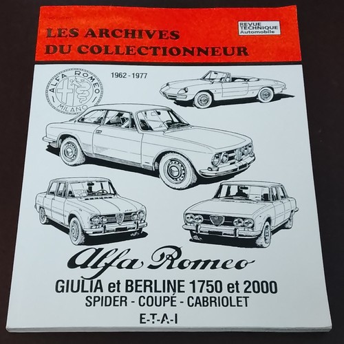 Revue technique alfa romeo - revue,