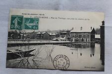 Old postcard 1910, Athis Mons, rue du Treillage, view taken from the railway, Essonne 91