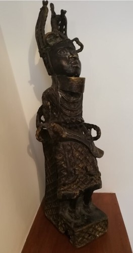 Statue bronze roi du - statue,