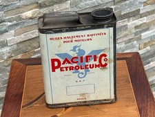 ANCIEN BIDON D'HUILE PACIFIC PETROLEUM ANNEE 20 OIL