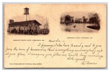 Missouri Pacific MoPac Railroad Depot 1908c ~ Concordia Missouri MO