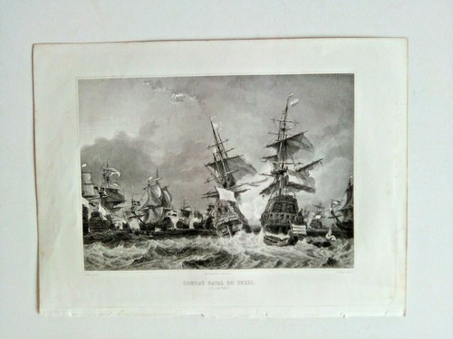 Gravure ancienne combat - gravure, "
