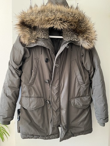 Uniqlo parka grise - parka, à