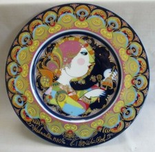 Bjorn Winblad Christmas Decor Plate 1980 Angel with Chimes 