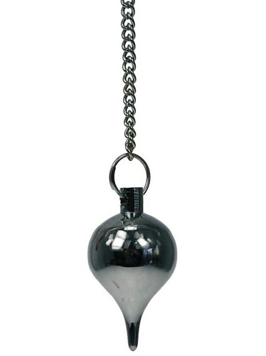Pendule goutte chromé - goutte,