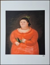 Fernando Botero Femme Avec