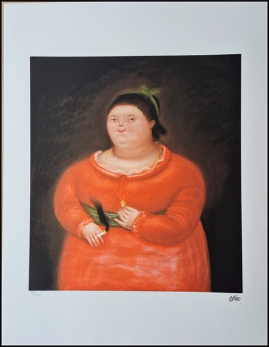 Fernando botero femme avec - fernando,