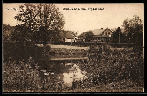 Moulin aumühle étang de - moulin,