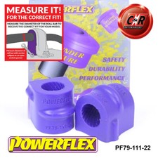 Powerflex Road Série Arrière Rouleau Barre Moyeu 22mm pour Tvr Sagaris