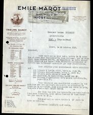 "NIORT (79) FACTORY OF AGRICULTURAL MATERIAL / TRIUR MAROT "Emile MAROT" in 1935