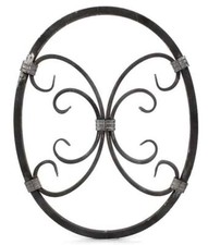 Ornement en fer forgé fer forgé 375x300mm grille pour garde-corps clôture por...