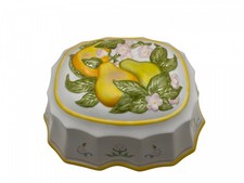 Moule à pudding en porcelaine Franklin Mint "Le Cordon Bleu" 17 x 21 x 9 cm. ...