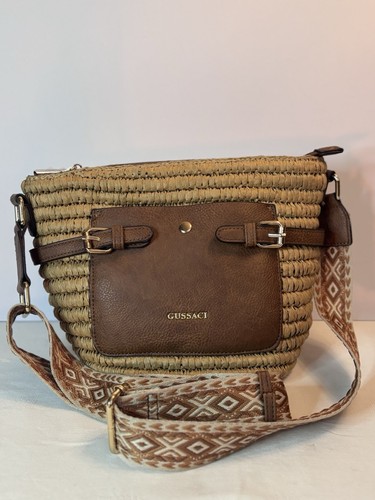 Gussaci woven and faux leather - woven,