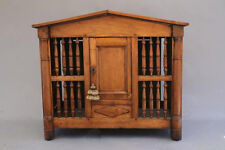 1800s Panetiere Walnut Wood French Cabinet Provence European Antique (3357)