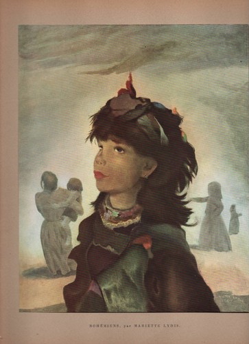 Illustration gravure bohemiens - illustration,